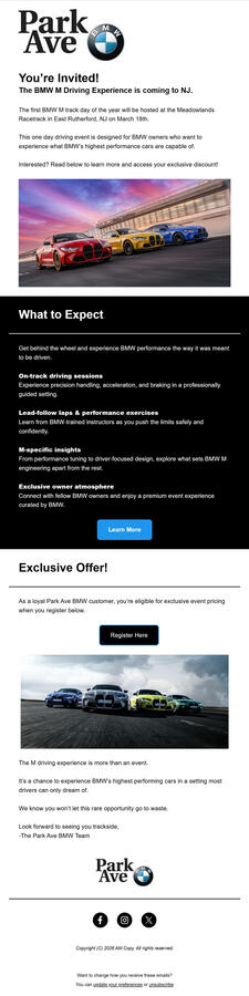 Park Ave Drip Email 2