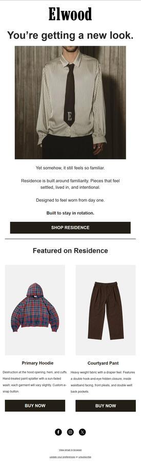 Elwood Brand Email 1